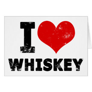 Mig hjärtaWhiskey Hälsningskort