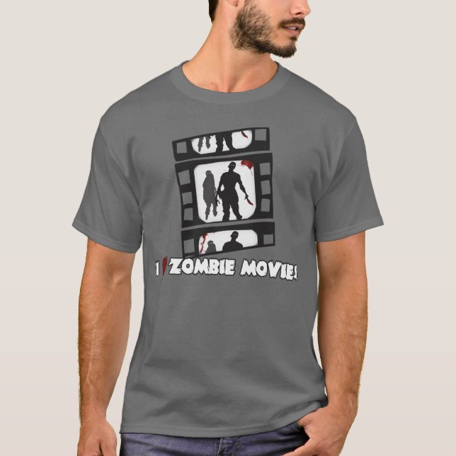 Mig hjärtaZombiefilmer Tee (Framsida)