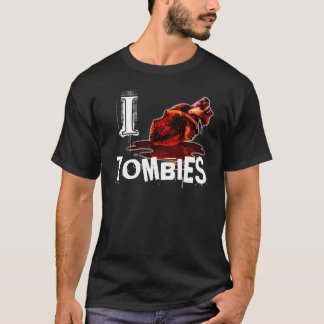 MIG HJÄRTAZOMBIES - svart/vit Tee