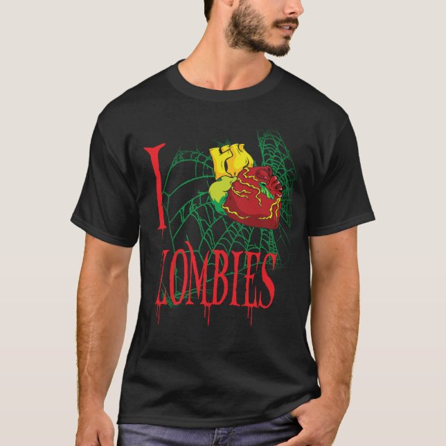 Mig hjärtaZombies T Shirt (Framsida)