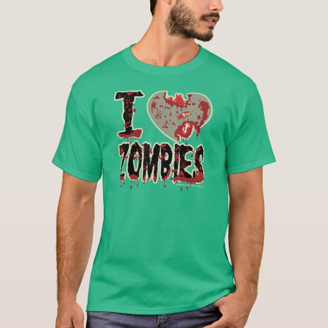mig hjärtazombies! t-shirt (Framsida)