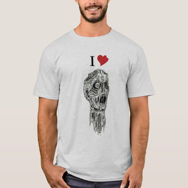 Mig hjärtaZombies Tee Shirt (Framsida)