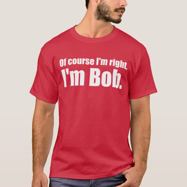 Mig höger förmiddag, I-förmiddagbob. Tee (Framsida)