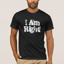 Mig höger förmiddag! t-shirt