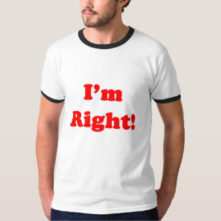 Mig höger förmiddag! T-tröja Tee Shirt