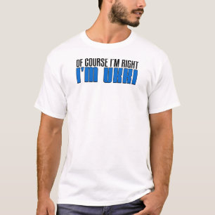 Mig höger I förmiddag Ukki för förmiddag T Shirt