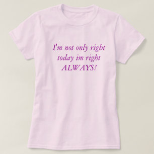 Mig höger im för förmiddag inte endast rätt i t shirt