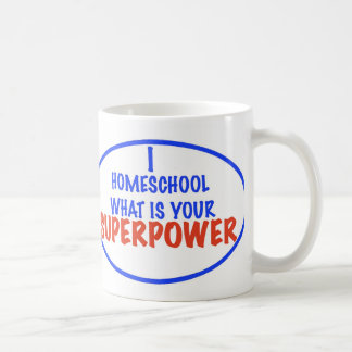 Mig Homeschool vad är din Superpower! Kaffemugg