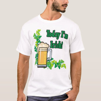 Mig i dag förmiddagirländare t-shirt