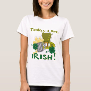 Mig i dag förmiddagirländare t shirt