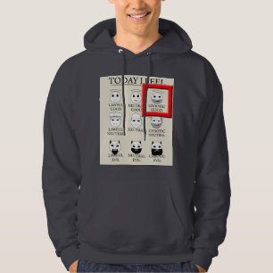Mig i dag kaotisk bra för känselförnimmelse sweatshirt