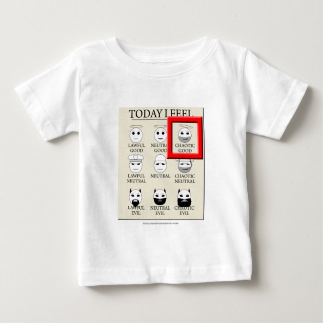 Mig i dag kaotisk bra för känselförnimmelse t shirt (Framsida)