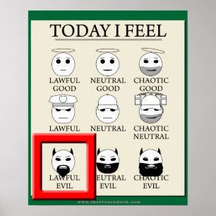 Mig i dag lagenlig ondska för känselförnimmelse poster