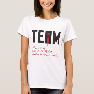 Mig i lag - där gömmas han i ett hål tee shirt