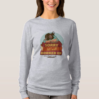 Mig inbokad övre långärmad för förmiddag t shirt