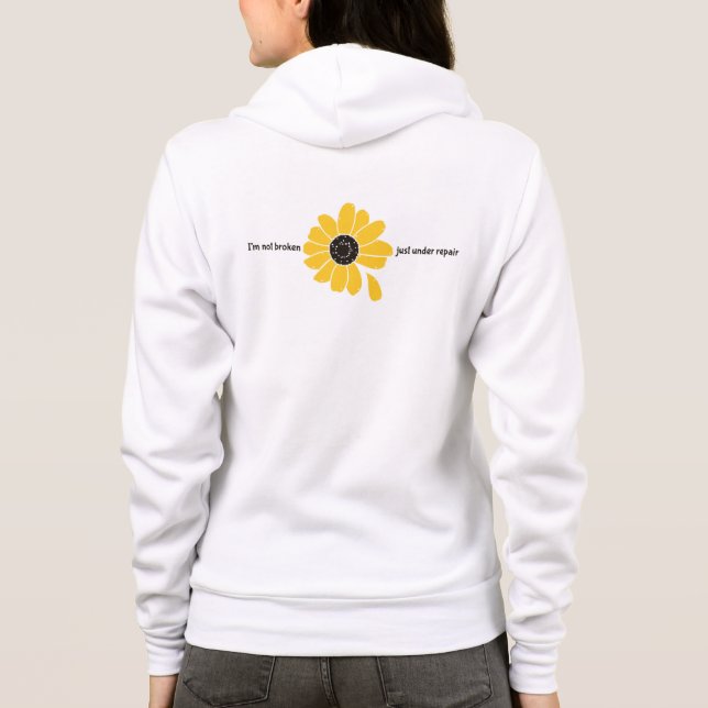 Mig inte bruten förmiddag. Precis under reparera. Tee Shirt (Baksida)