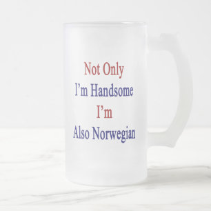Mig inte endast för förmiddag stilig I för Frostat Ölglas
