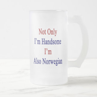 Mig inte endast för förmiddag stilig I för Frostat Ölglas