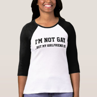 Mig inte glad förmiddag (bara min flickvän är), t-shirt