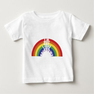 Mig inte glad förmiddag, lika regnbågar för I T-shirt