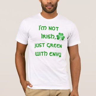 Mig inte irländsk förmiddag tee shirt