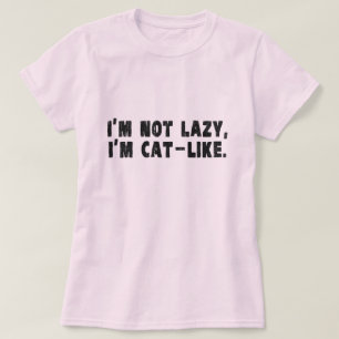 Mig inte lat förmiddag, I-förmiddagKatt-Något T-shirt