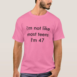 mig inte lik förmiddag mest tonåringar mig t-shirt