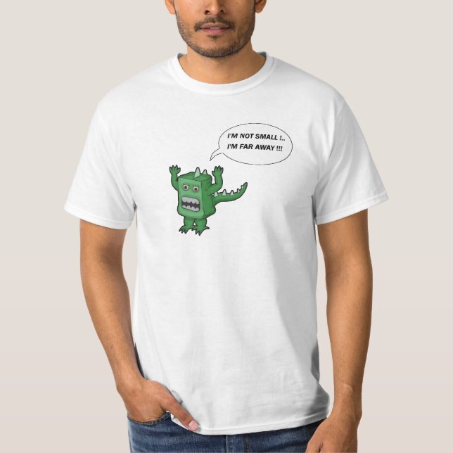 Mig inte liten förmiddag!! t-shirt (Framsida)