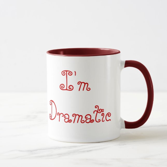 Mig inte moody förmiddag, dramatisk I-förmiddag Mugg (Höger)