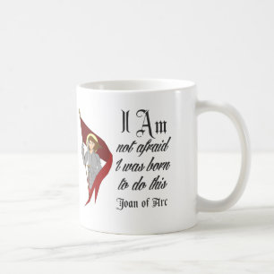 Mig inte rädd förmiddag - Joan av bågen Kaffemugg