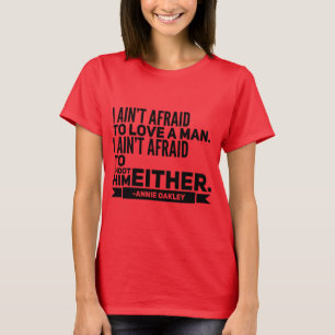 Mig inte rädd förmiddag som älskar TS för ett T Shirt