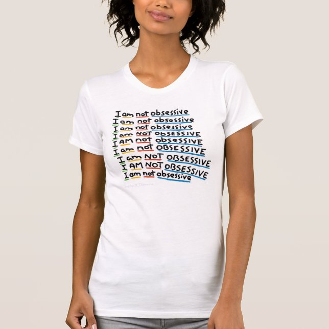 Mig inte tvångsmässig förmiddag tee shirt (Framsida)