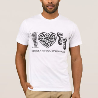 Mig irländsk dans för hjärta tee shirt