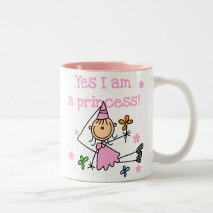 Mig ja förmiddag en Princess Två-Tonad Mugg