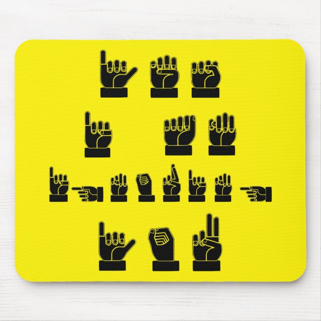 Mig ja förmiddag som ignorerar dig musmatta (Framsidan)