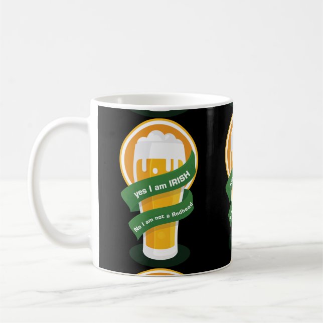 Mig ja förmiddagirländare ingen I-förmiddag inte Kaffemugg (Vänster)