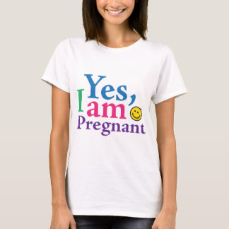 Mig ja gravid förmiddag tee shirt