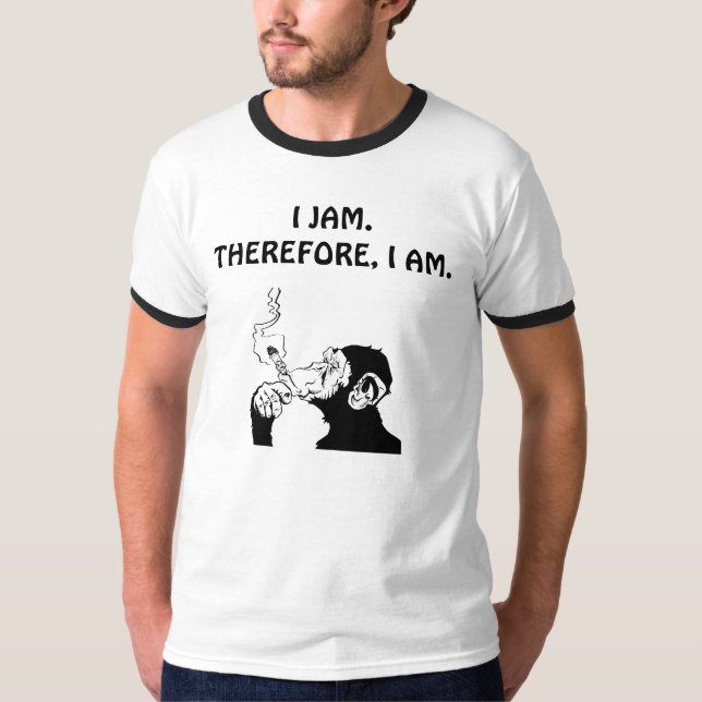 MIG JAM.THEREFORE, I AM. TEE SHIRT (Framsida)