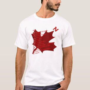 MIG KANADENSISK T-TRÖJA #3 FÖR FÖRMIDDAG TEE SHIRT