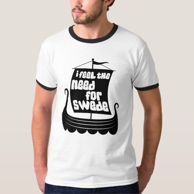 Mig känselförnimmelse behovet för svenskmanar tee (Framsida)