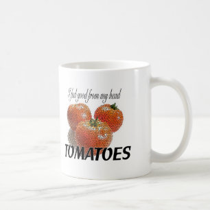 Mig känselförnimmelsebra från min head TOMATER Kaffemugg