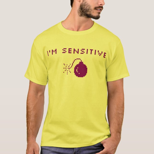 Mig känslig förmiddag tee shirt (Framsida)