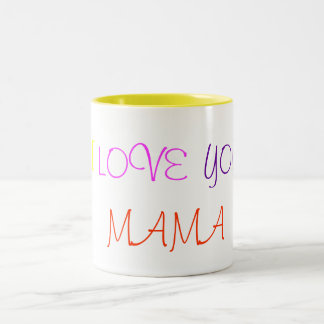 MIG KÄRLEK, DIG, MAMMA Två-Tonad MUGG