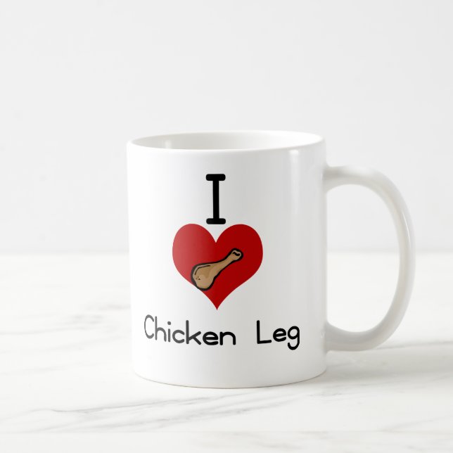 Mig kärlek-hjärta hönaben kaffemugg (Höger)