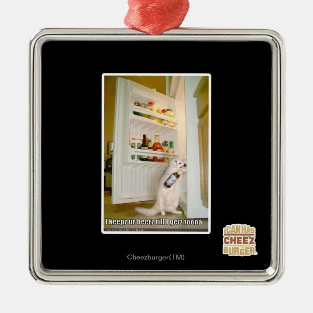 Mig keepzurbeerz julgransprydnad metall (Framsidan)