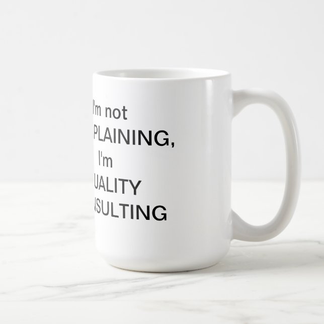 Mig KLAGANDE mugg för förmiddag inte (Höger)