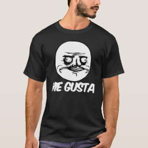 mig komiskt ansikte för gustaursinnememe tee