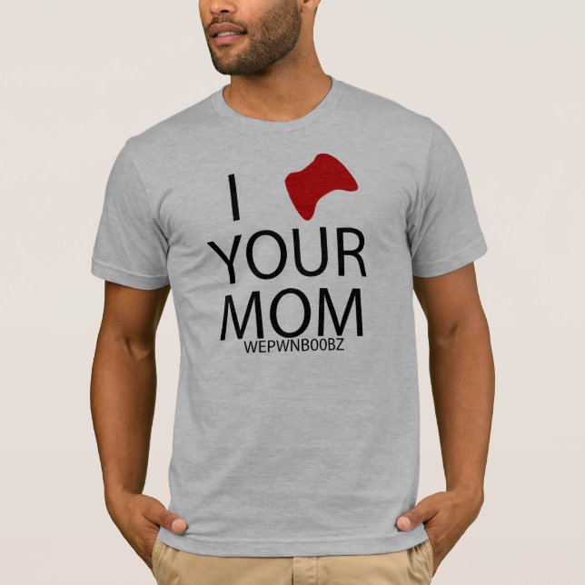 Mig (kontrollant) DIN MAMMA Tee Shirt (Framsida)
