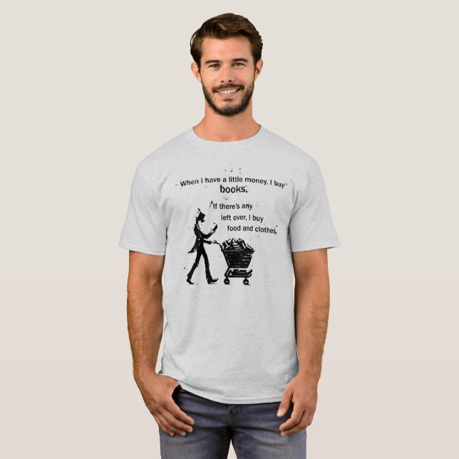 Mig köpbokar t-shirt (Hel framsida)
