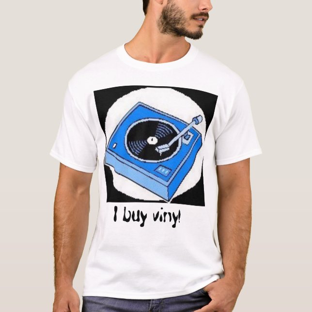 Mig köpvinyl tee shirt (Framsida)